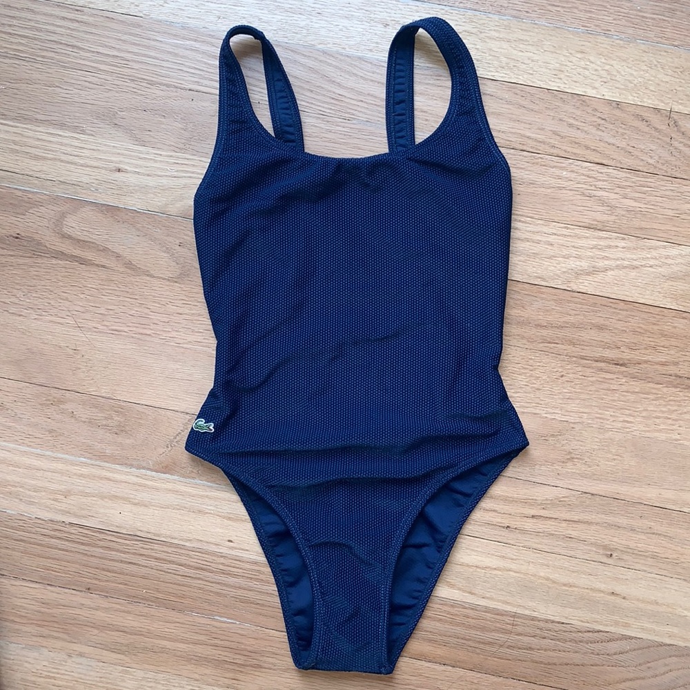 Lacoste children’s L one piece bathing suit